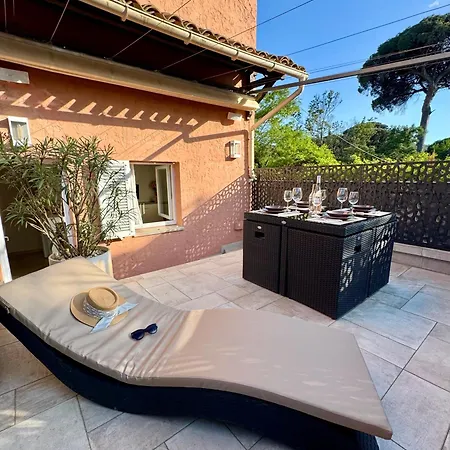 Climatise, Terrasse, Parking Prive, 50m De La سان تروبيه