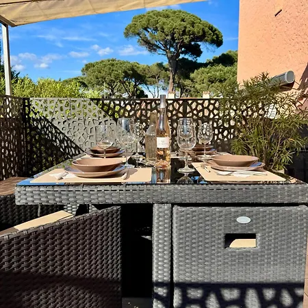 Climatise, Terrasse, Parking Prive, 50m De La شقة *
