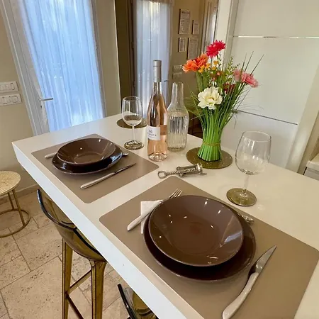 Apartment Climatise, Terrasse, Parking Prive, 50m De La Saint-Tropez